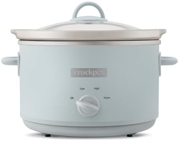 Crock-Pot 4.5 Quart Manual Slow Cooker – Macaroon Blue f2gycj