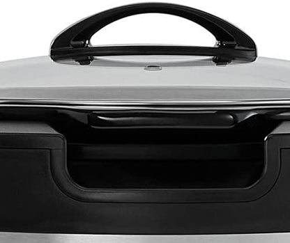 Crock-Pot Thermoshield 6 Quart Slow Cooker with Carry Handles ep9hg4