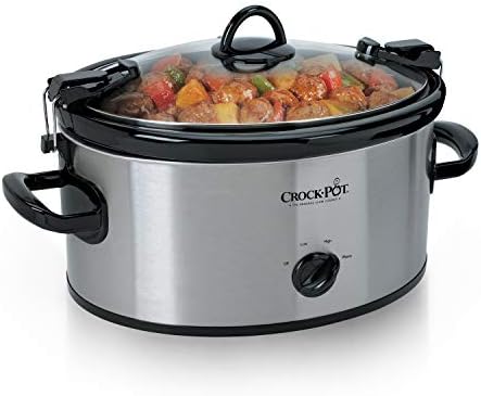 Crock-Pot Cook & Carry 6 Quart Portable Slow Cooker h8wk2m