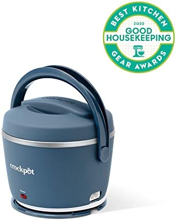 Crock-Pot Electric Lunch Box Food Warmer 20oz – Faded Blue v46wnz