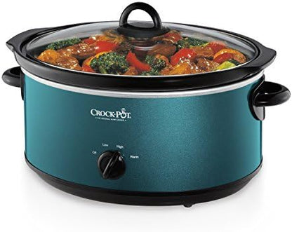 Crock-Pot 7 Quart Manual Slow Cooker – Turquoise 5ektvj