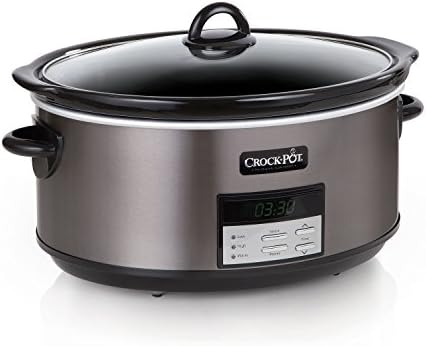 Crock-Pot 8 Quart Programmable Slow Cooker with Auto Warm ysm5nw