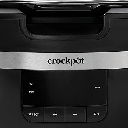 Crock-Pot Thermoshield 6 Quart Slow Cooker with Carry Handles ep9hg4