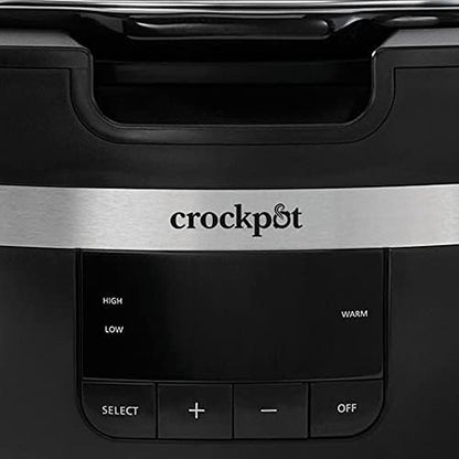 Crock-Pot Thermoshield 6 Quart Slow Cooker with Carry Handles ep9hg4