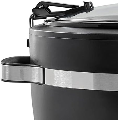 Crock-Pot Thermoshield 6 Quart Slow Cooker with Carry Handles ep9hg4