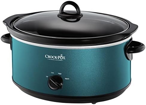 Crock-Pot 7 Quart Manual Slow Cooker – Turquoise 5ektvj