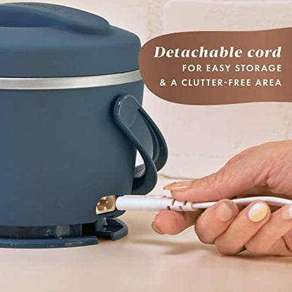 Crock-Pot Electric Lunch Box Food Warmer 20oz – Faded Blue v46wnz
