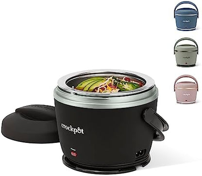 Crock-Pot Electric Lunch Box Food Warmer 20oz – Black jc6f85