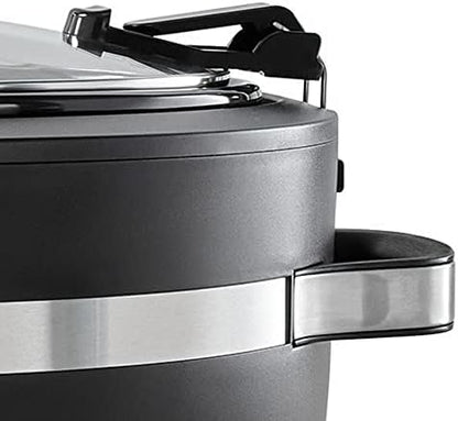 Crock-Pot Thermoshield 6 Quart Slow Cooker with Carry Handles ep9hg4