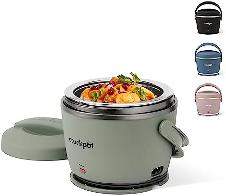 Crock-Pot Portable Electric Lunch Box Food Warmer – Green gyzb9u
