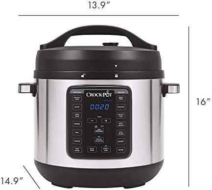 Crock-Pot 8 Quart Express Crock Multi-Use Pressure Cooker teycws