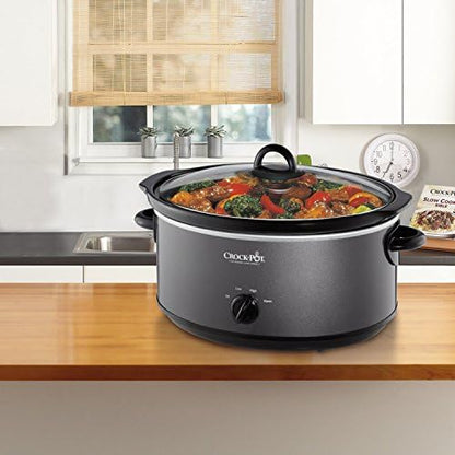Crock-Pot 7 Quart Slow Cooker – Charcoal 38q9hn