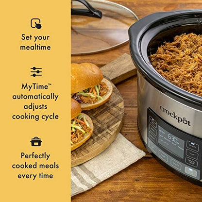 Crock-Pot MyTime 6 Quart Programmable Slow Cooker gk55b7