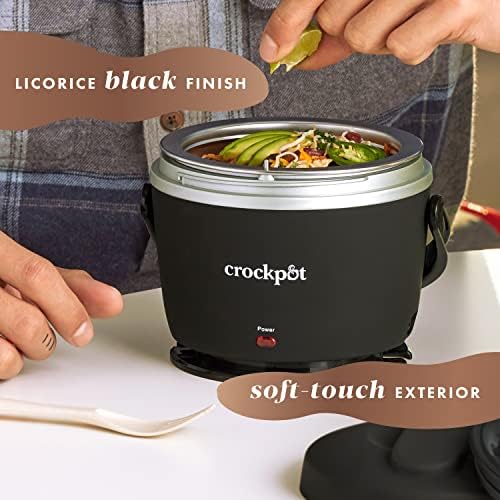 Crock-Pot Electric Lunch Box Food Warmer 20oz – Black jc6f85