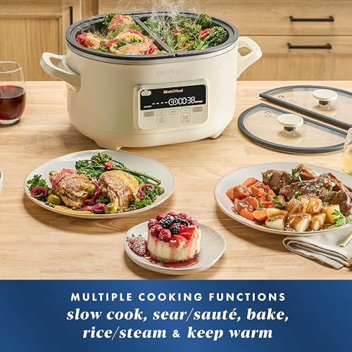 Crock-Pot MultiMeal Multicooker with Programmable Slow Cooker bqwaxt