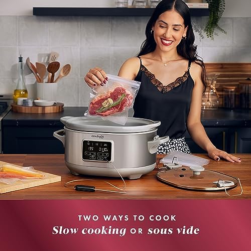 Crock-Pot 7 Quart Programmable Cook & Carry Slow Cooker 8q2jhw