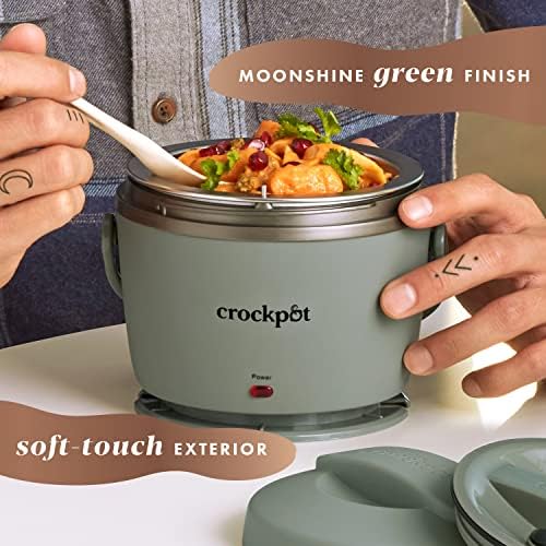 Crock-Pot Portable Electric Lunch Box Food Warmer – Green gyzb9u