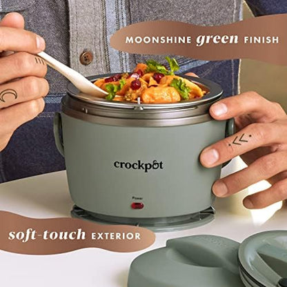 Crock-Pot Portable Electric Lunch Box Food Warmer – Green gyzb9u