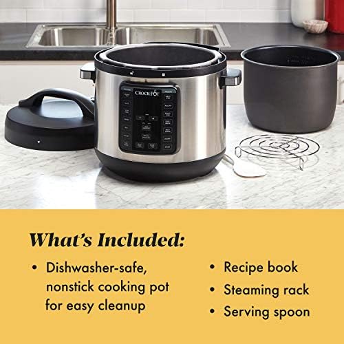 Crock-Pot 8 Quart Express Crock Multi-Use Pressure Cooker teycws