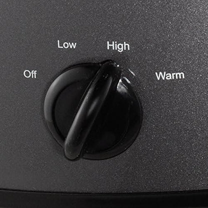 Crock-Pot 7 Quart Slow Cooker – Charcoal 38q9hn