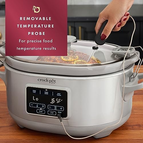 Crock-Pot 7 Quart Programmable Cook & Carry Slow Cooker 8q2jhw