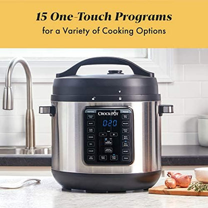 Crock-Pot 8 Quart Express Crock Multi-Use Pressure Cooker teycws
