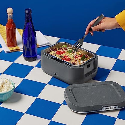 Crock-Pot Portable Electric Lunch Box Food Warmer 28oz h83suj