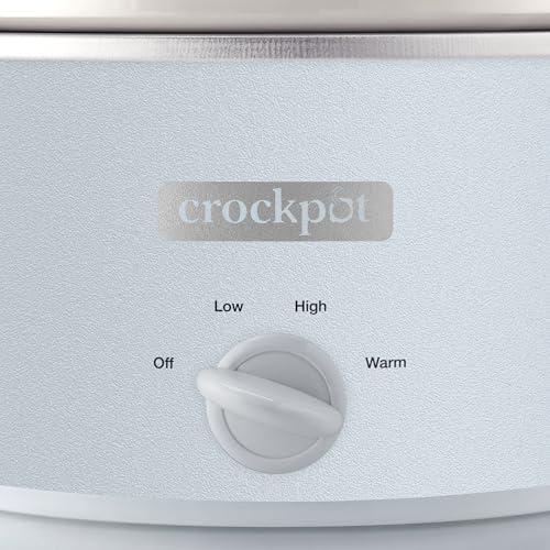 Crock-Pot 4.5 Quart Manual Slow Cooker – Macaroon Blue f2gycj