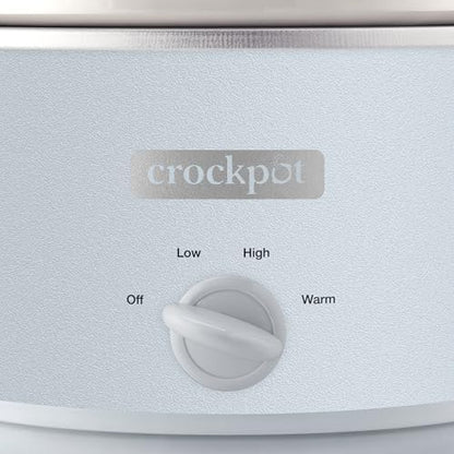 Crock-Pot 4.5 Quart Manual Slow Cooker – Macaroon Blue f2gycj