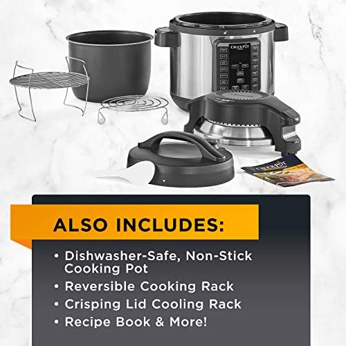 Crock-Pot Express Crisp 8 Quart 10-in-1 Pressure Cooker mmscjw