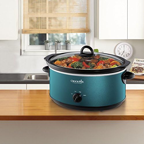 Crock-Pot 7 Quart Manual Slow Cooker – Turquoise 5ektvj