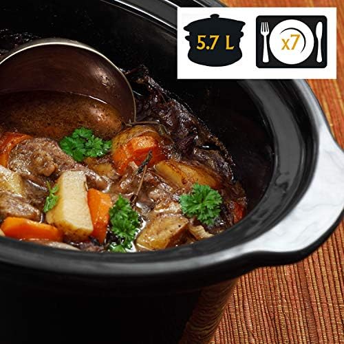 Crock-Pot Cook & Carry 6 Quart Portable Slow Cooker h8wk2m