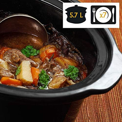 Crock-Pot Cook & Carry 6 Quart Portable Slow Cooker h8wk2m