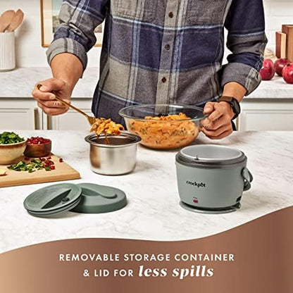 Crock-Pot Portable Electric Lunch Box Food Warmer – Green gyzb9u