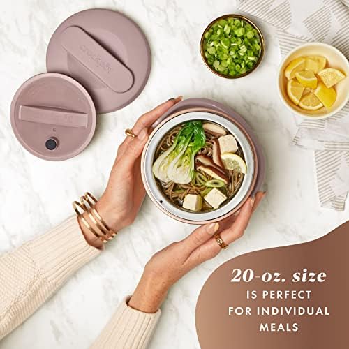 Crock-Pot Electric Lunch Box Food Warmer 20oz – Blush Pink 57ktqu