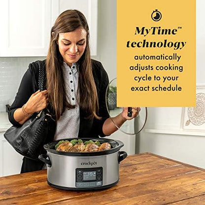 Crock-Pot MyTime 6 Quart Programmable Slow Cooker gk55b7