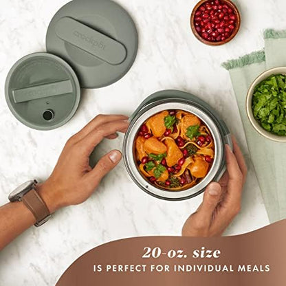 Crock-Pot Portable Electric Lunch Box Food Warmer – Green gyzb9u