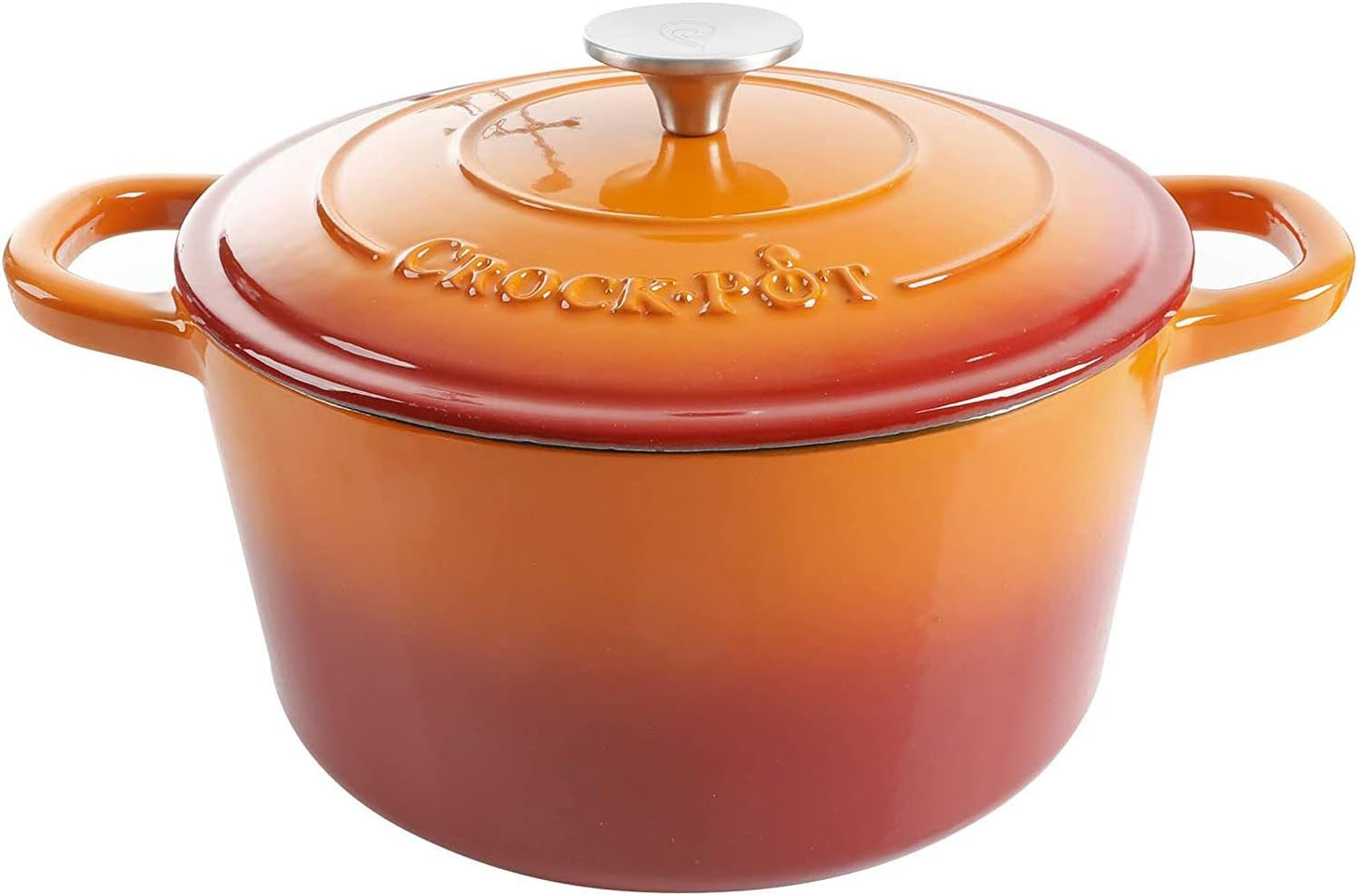 Crock-Pot 3 Quart Enameled Cast Iron Dutch Oven – Aqua zwynvj