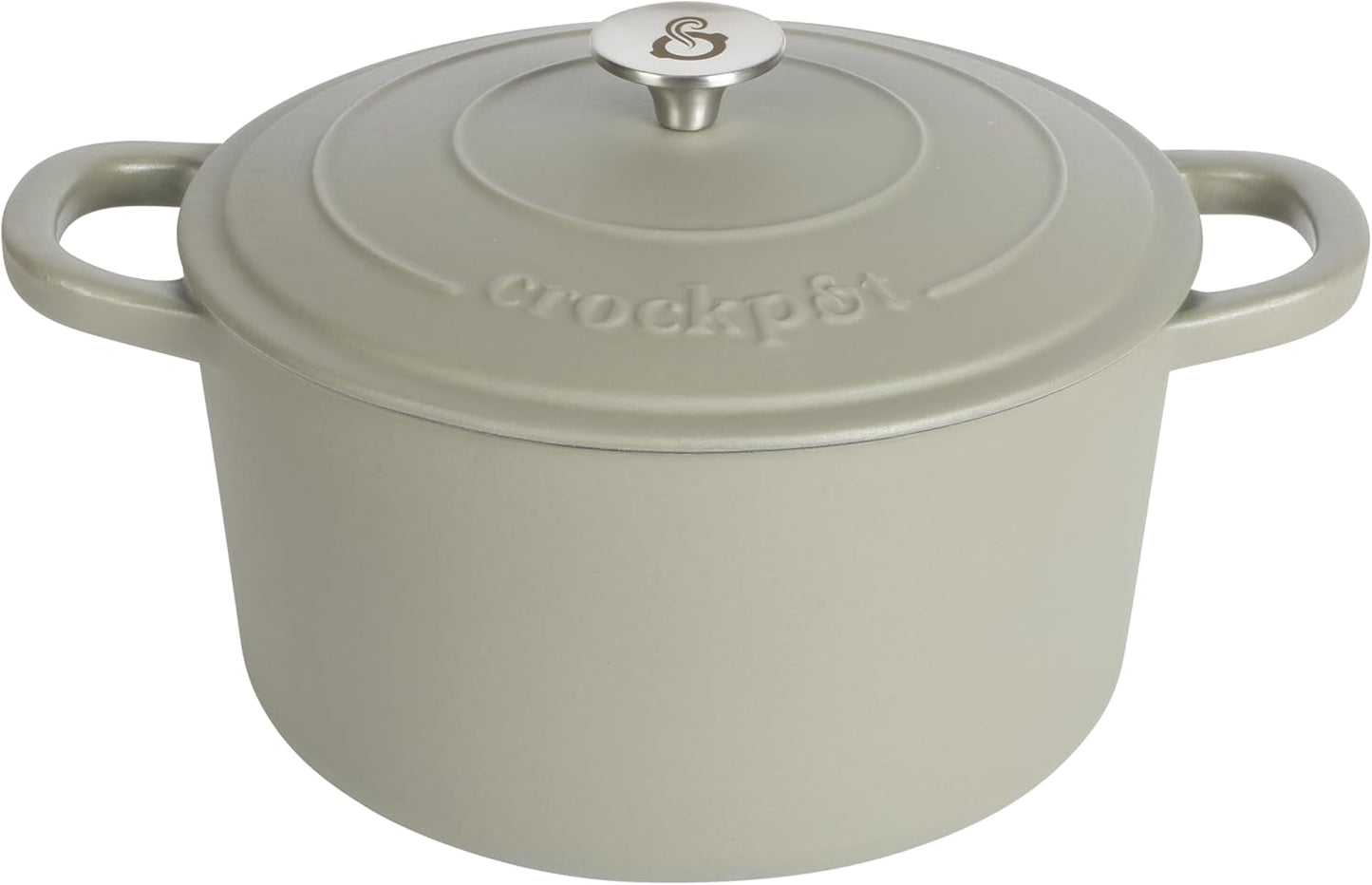 Crock-Pot 3 Quart Enameled Cast Iron Dutch Oven – Aqua zwynvj