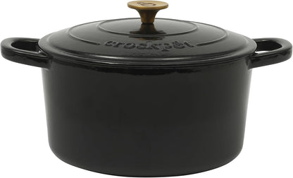 Crock-Pot 3 Quart Enameled Cast Iron Dutch Oven – Aqua zwynvj