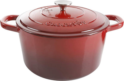 Crock-Pot 3 Quart Enameled Cast Iron Dutch Oven – Aqua zwynvj