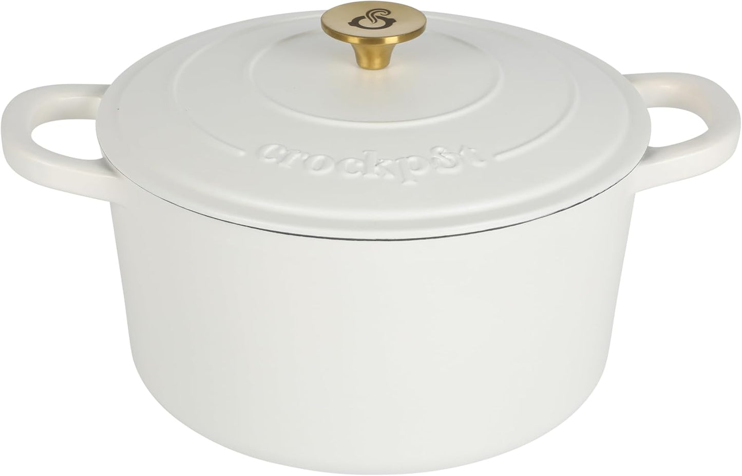 Crock-Pot 3 Quart Enameled Cast Iron Dutch Oven – Aqua zwynvj