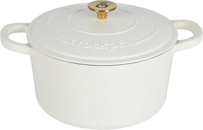Crock-Pot 3 Quart Enameled Cast Iron Dutch Oven – Aqua zwynvj