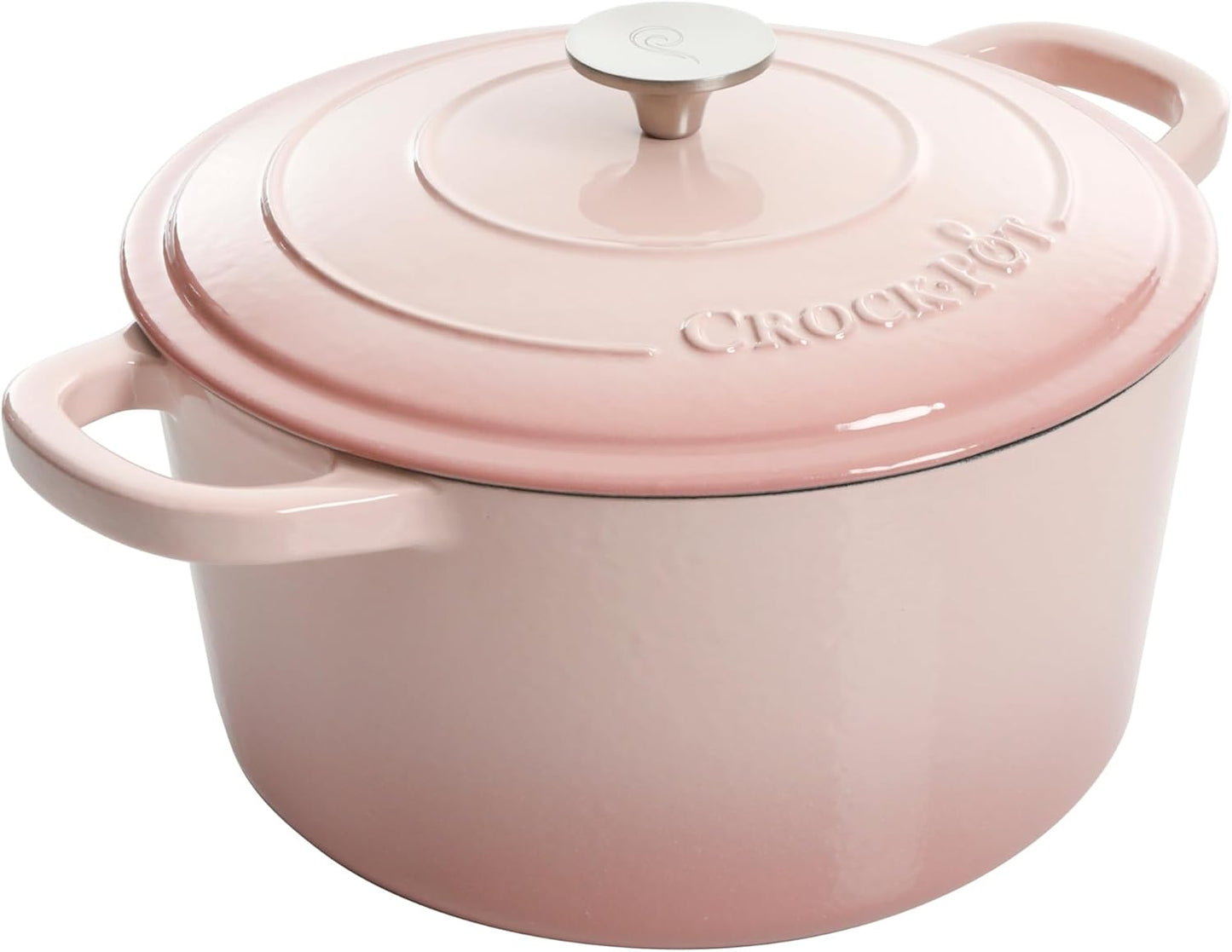 Crock-Pot 3 Quart Enameled Cast Iron Dutch Oven – Aqua zwynvj